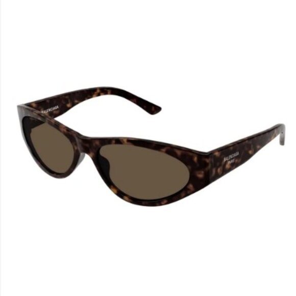 NEW BALENCIAGA BB0367S 002 TORTOISE SUNGLASSES - Picture 1 of 3
